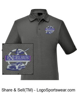 Excelsus Mens X-Treme PLAYDRY Performance Polo Design Zoom